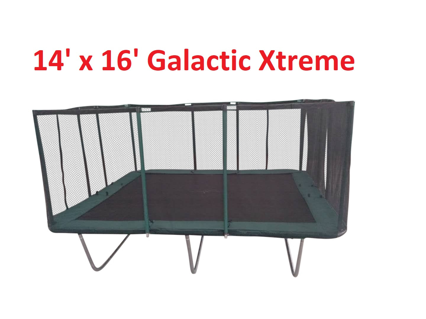 14’x16’ Best Trampoline USA XHD by Galactic Xtreme with Enclosure