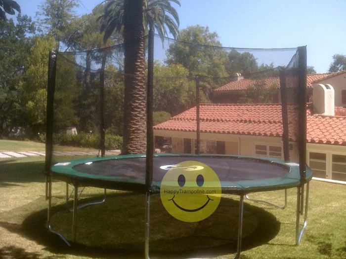 15 Foot Best Trampoline USA XHD by Galactic Xtreme with Enclosure