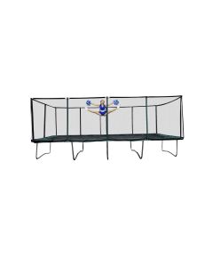 13x23 FT  Best Trampoline USA XHD by Galactic Xtreme with Enclosure Safety Combo and Reversible Spring Pad