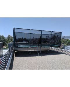 13x23 FT  Best Trampoline USA XHD by Galactic Xtreme with Enclosure Safety Combo and Reversible Spring Pad
