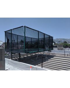 10x23 FT  Best Trampoline USA XHD by Galactic Xtreme with Enclosure Safety Combo and Reversible Spring Pad