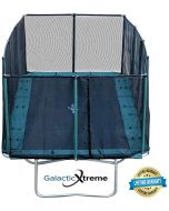 10x17 FT Best Gymnastics Trampoline USA XHD by Galactic Xtreme with Enclosure Safety Combo 