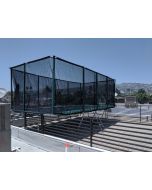 10x23 FT  Best Trampoline USA XHD by Galactic Xtreme with Enclosure Safety Combo and Reversible Spring Pad